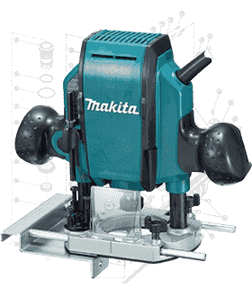 Makita Router Repair Parts